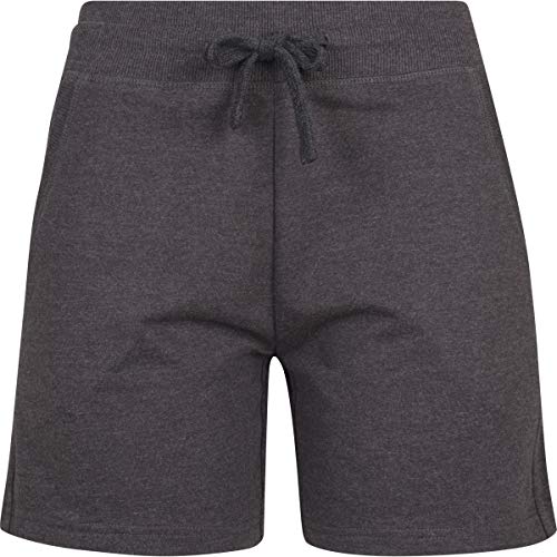 Build Your Brand Damen BY066-Ladies Terry Shorts, Charcoal, S von Build Your Brand