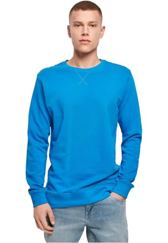 Build Your Brand Herren BY010-Light Crew Sweatshirt Sweater, Cobalt Blue, L Build Your Brand Herren BY010-Light Crew Sweatshirt Sweater, Cobalt Blue, L von Build Your Brand