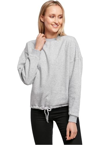 Build Your Brand Ladies Oversize Crewneck - Farbe: Heather Grey - Größe: XL Build Your Brand Ladies Oversize Crewneck - Farbe: Heather Grey - Größe: XL von Build Your Brand