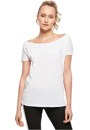 Build Your Brand Women's BY039-Ladies Wideneck Tee T-Shirt, White, XS Build Your Brand Women's BY039-Ladies Wideneck Tee T-Shirt, White, XS von Build Your Brand