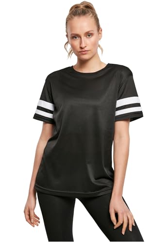 Build Your Brand Women's BY033-Ladies Mesh Stripe Tee T-Shirt, blk/wht, XS Build Your Brand Women's BY033-Ladies Mesh Stripe Tee T-Shirt, blk/wht, XS von Build Your Brand