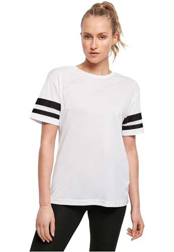 Build Your Brand Women's BY033-Ladies Mesh Stripe Tee T-Shirt, wht/blk, XL Build Your Brand Women's BY033-Ladies Mesh Stripe Tee T-Shirt, wht/blk, XL von Build Your Brand