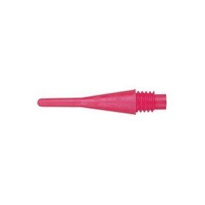 100 Profi Dartspitzen - kurz und stabil - Elektronik Soft E Dart (pink) von Bull's