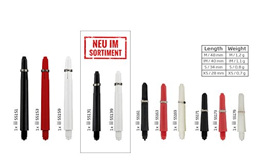 BULL'S, M Uk-nylon Shaft, Medium, schwarz, 1 Satz BULL'S, M Uk-nylon Shaft, Medium, schwarz, 1 Satz von Bull's