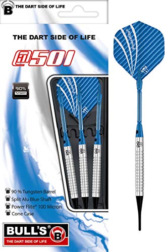 BULL'S 501 AT5 Soft Dart, Silber/Blau, 18g BULL'S 501 AT5 Soft Dart, Silber/Blau, 18g von Bull's