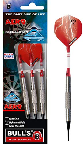 BULL'S Aero Soft Dart, Schwarz, 16g von Bull's