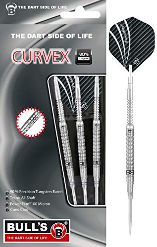 BULL'S Curvex C3 Steel Dart, Silber, 24 g von Bull's