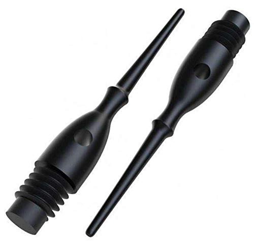 BULL'S Erwachsene Schwarz Mega Point Tips Lang 6mm 100's, 100 BULL'S Erwachsene Schwarz Mega Point Tips Lang 6mm 100's, 100 von Bull's
