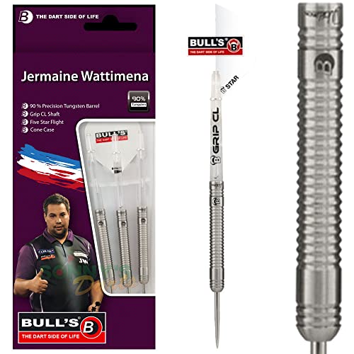 BULL'S Jermaine Wattimena Steel Dart, 90% Tungsten, 24g von Bull's