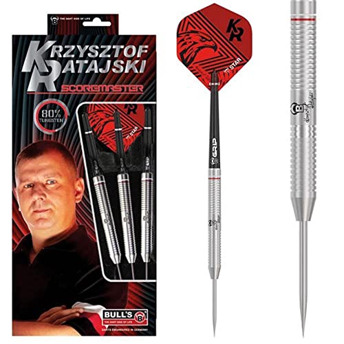 BULL'S Krzysztof Ratajski Dart, Silber, 24 g BULL'S Krzysztof Ratajski Dart, Silber, 24 g von Bull's