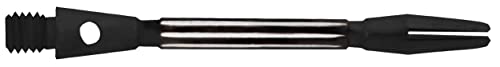 BULL'S Split Aluminium Shaft, Medium, schwarz, 1 Satz (3er Pack) von Bull's