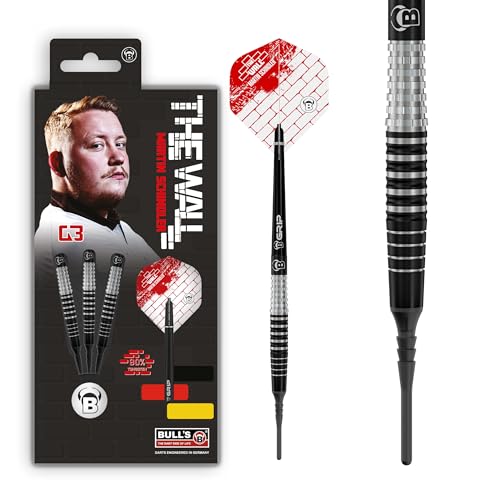 BULL'S Unisex – Erwachsene Martin Schindler Dart, Schwarz, 20g BULL'S Unisex – Erwachsene Martin Schindler Dart, Schwarz, 20g von Bull's