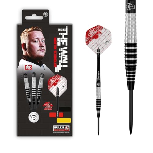 BULL'S Unisex – Erwachsene Martin Schindler Dart, Schwarz, 21g BULL'S Unisex – Erwachsene Martin Schindler Dart, Schwarz, 21g von Bull's