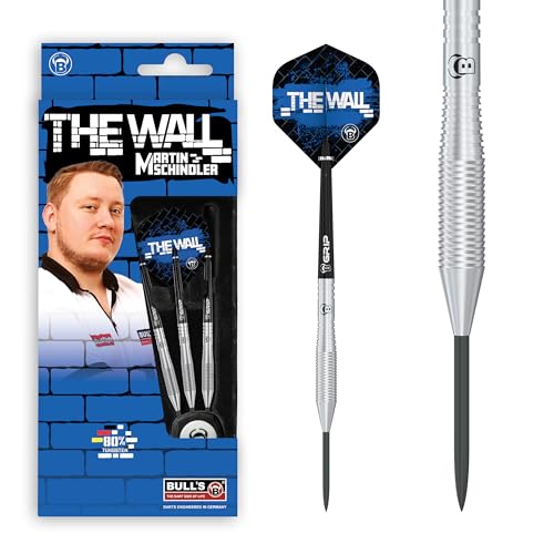 BULL'S Unisex – Erwachsene Martin Schindler Dart, Silber, 21g BULL'S Unisex – Erwachsene Martin Schindler Dart, Silber, 21g von Bull's