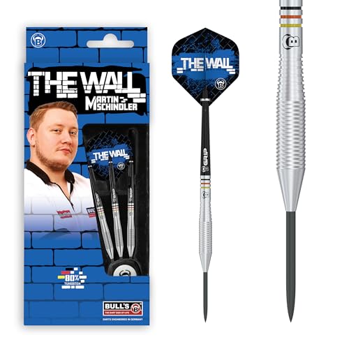 BULL'S Unisex – Erwachsene Martin Schindler Dart, Silber, 23g BULL'S Unisex – Erwachsene Martin Schindler Dart, Silber, 23g von Bull's