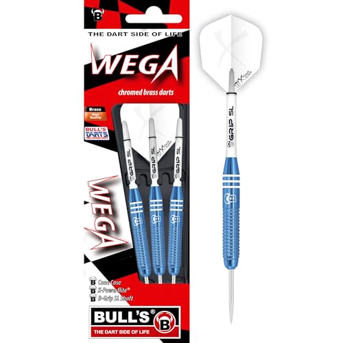 BULL'S Wega Steel Dart 20g, Blau von Bull's
