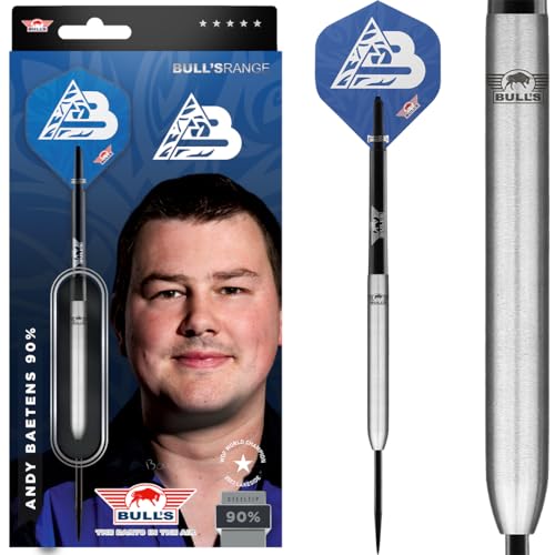 Bull's Andy Baetens Steel Darts | 90% 23g Steeltip Darts | Profi Darts für jeden Spieler Bull's Andy Baetens Steel Darts | 90% 23g Steeltip Darts | Profi Darts für jeden Spieler von BULL'S