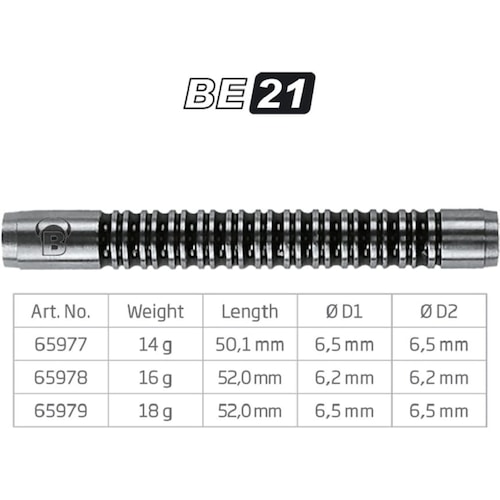 Bull's BE-21 Soft Dart Barrel von Bull's