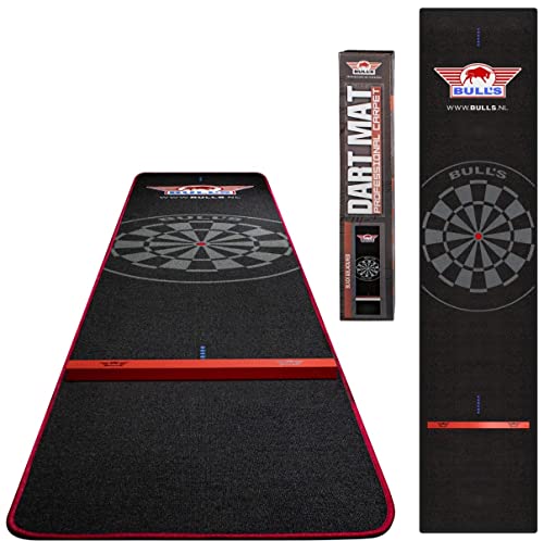Bull's Profi Teppich Darts Matte - Schwarz-Rot + Oche 300x65cm - 100% synthetisches Materia Bull's Profi Teppich Darts Matte - Schwarz-Rot + Oche 300x65cm - 100% synthetisches Materia von BULL'S