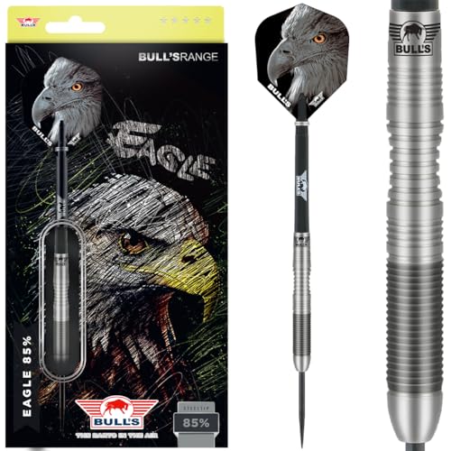 BULL'S Eagle 2 85% Tungsten Steel Dart - 22 Gramm - Präzisionsgefertigter Dart für ernsthafte Spieler BULL'S Eagle 2 85% Tungsten Steel Dart - 22 Gramm - Präzisionsgefertigter Dart für ernsthafte Spieler von BULL'S
