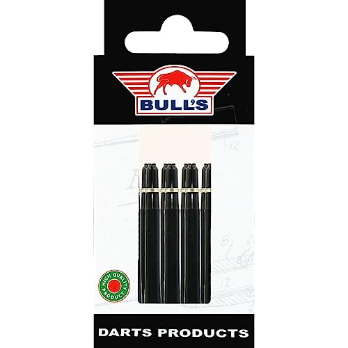 BULL'S Entfesseln Sie Ihr Dart-Potential Nylon The Original Black Long Shafts | Extra Länge für verbesserte Leistung | 66mm BULL'S Entfesseln Sie Ihr Dart-Potential Nylon The Original Black Long Shafts | Extra Länge für verbesserte Leistung | 66mm von BULL'S