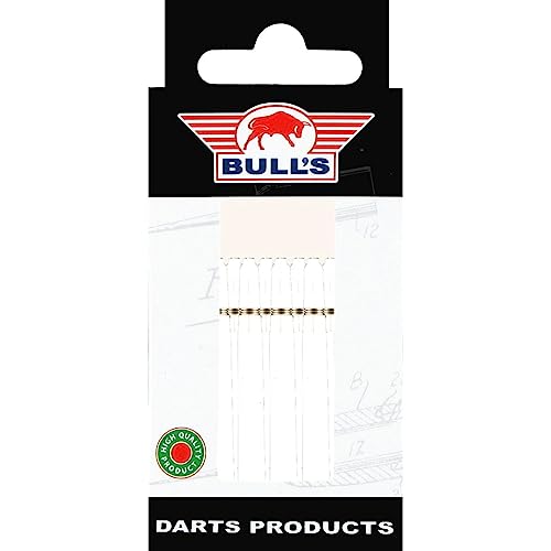 BULL'S Entfesseln Sie Ihr Dart-Potential Nylon The Original White Long Shafts | Extra Länge für verbesserte Leistung | 66mm BULL'S Entfesseln Sie Ihr Dart-Potential Nylon The Original White Long Shafts | Extra Länge für verbesserte Leistung | 66mm von BULL'S