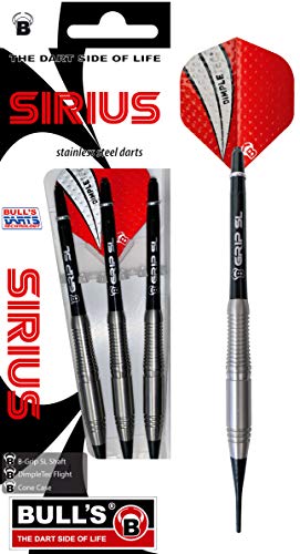 Bull's Sirius Soft Dart 18g, Silber, 1 von Bull's