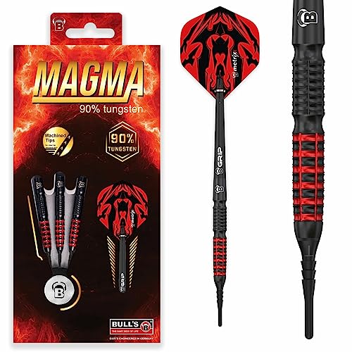 BULL'S Magma Dart, Schwarz/Rot, 18 g von Bull's