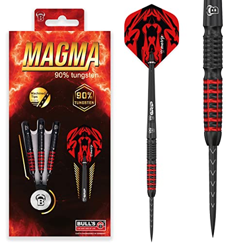 Bull's Magma Dart, Schwarz/Rot, 21 g von Bull's