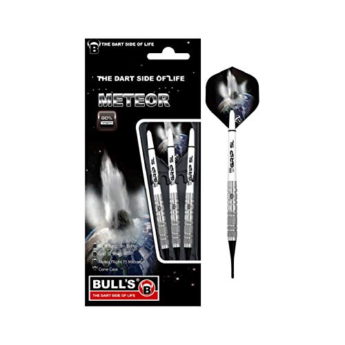 BULL'S Meteor Mt1 Soft Dart 16g, Silber, von Bull's