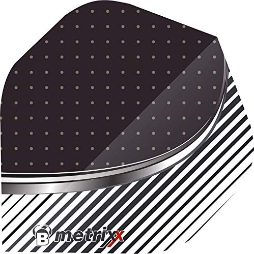BULL'S Metrixx Flights A-Standard, schwarz/weiß BULL'S Metrixx Flights A-Standard, schwarz/weiß von Bull's