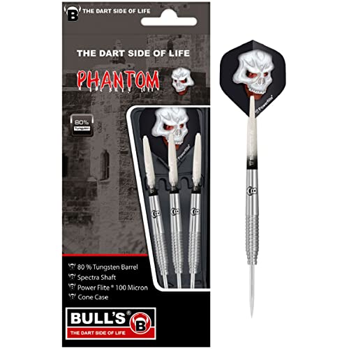 Bull's Phantom Pt2 Steel Dart, Silber, 20g Bull's Phantom Pt2 Steel Dart, Silber, 20g von Bull's