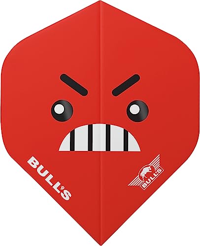 Bull´s Powerflite 100 Smiley Standard Flights (Angry) von Bulls