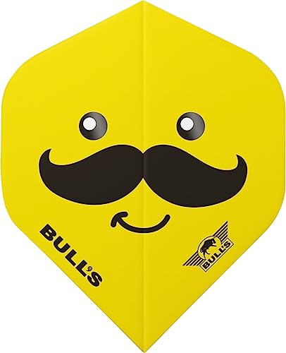 Bull´s Powerflite 100 Smiley Standard Flights (Mustache) von Bulls
