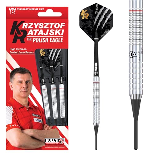 Bull's Ratajski Brass Silver Dart, Silber, 18 g Bull's Ratajski Brass Silver Dart, Silber, 18 g von Bull's