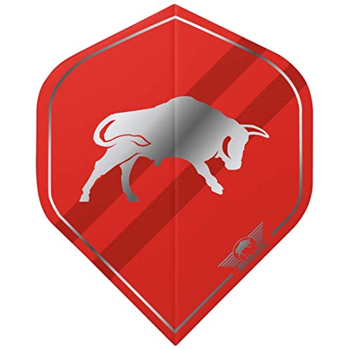 BULL'S Retro Style Dartflights | 100 Micron Dicke Nylonflights | Rot BULL'S Retro Style Dartflights | 100 Micron Dicke Nylonflights | Rot von BULL'S