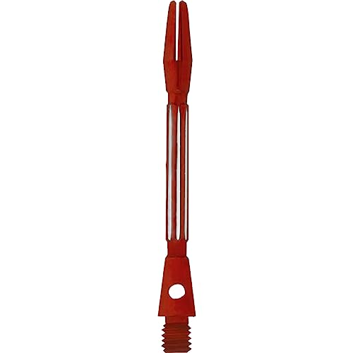 BULL'S Split Aluminium Shaft, Medium, rot, 1 Satz (3er Pack) von Bull's