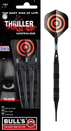 Bull's Thriller Soft Dart 18g, Schwarz von Bull's