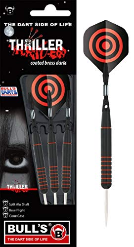 Bull's Thriller Steel Dart 23g, Schwarz von Bull's