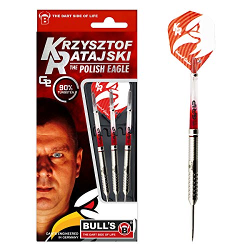 Bull's Unisex – Erwachsene Krzysztof Ratajski G2 Soft Dart, Tungsten 18g, Silber Bull's Unisex – Erwachsene Krzysztof Ratajski G2 Soft Dart, Tungsten 18g, Silber von Bull's