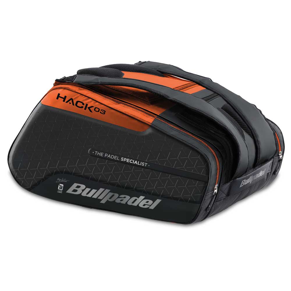 Bullpadel 24012 Hack Padel Racket Bag Schwarz von Bullpadel