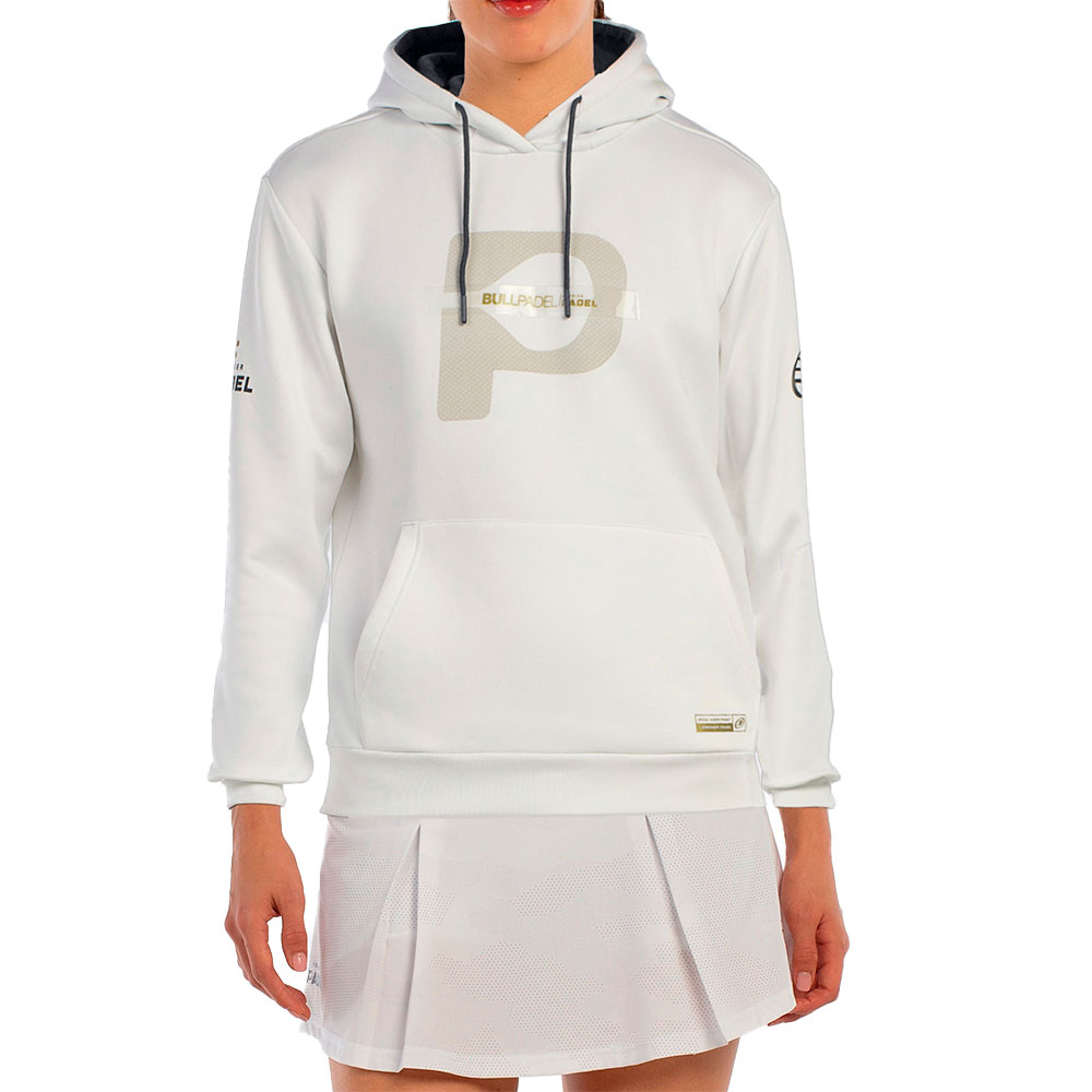 Bullpadel Aerea Hoodie Weiß L Frau Bullpadel Aerea Hoodie Weiß L Frau von Bullpadel