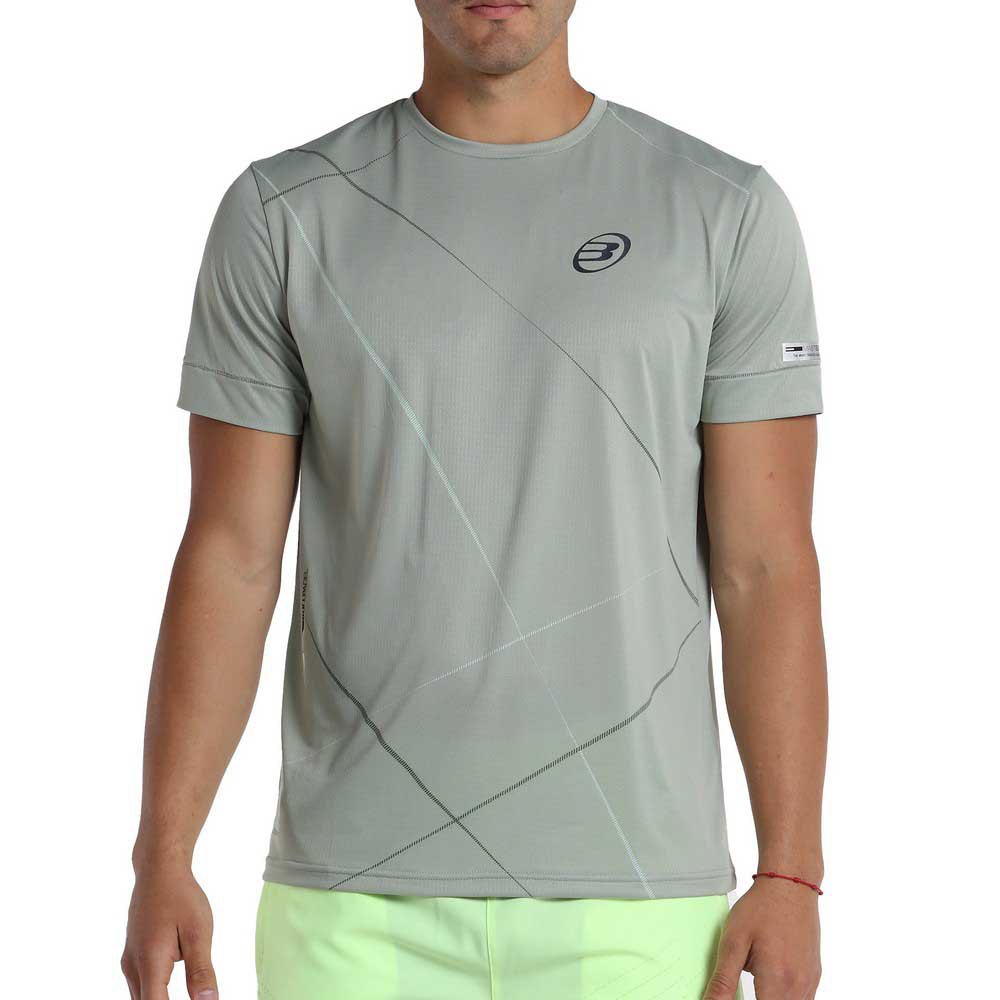 Bullpadel Aireo Short Sleeve T-shirt Grau M Mann von Bullpadel