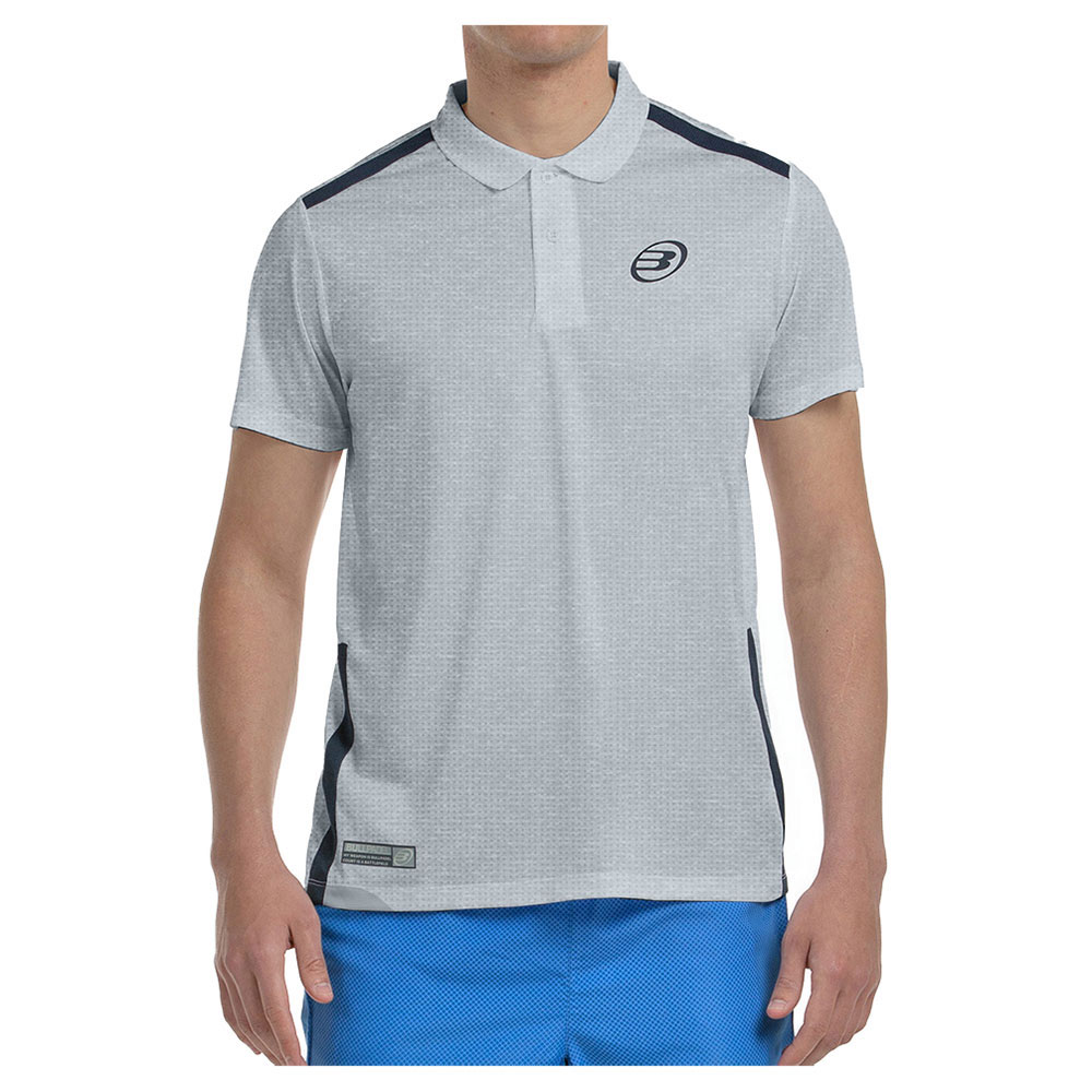 Bullpadel Balto Short Sleeve Polo Grau S Mann von Bullpadel