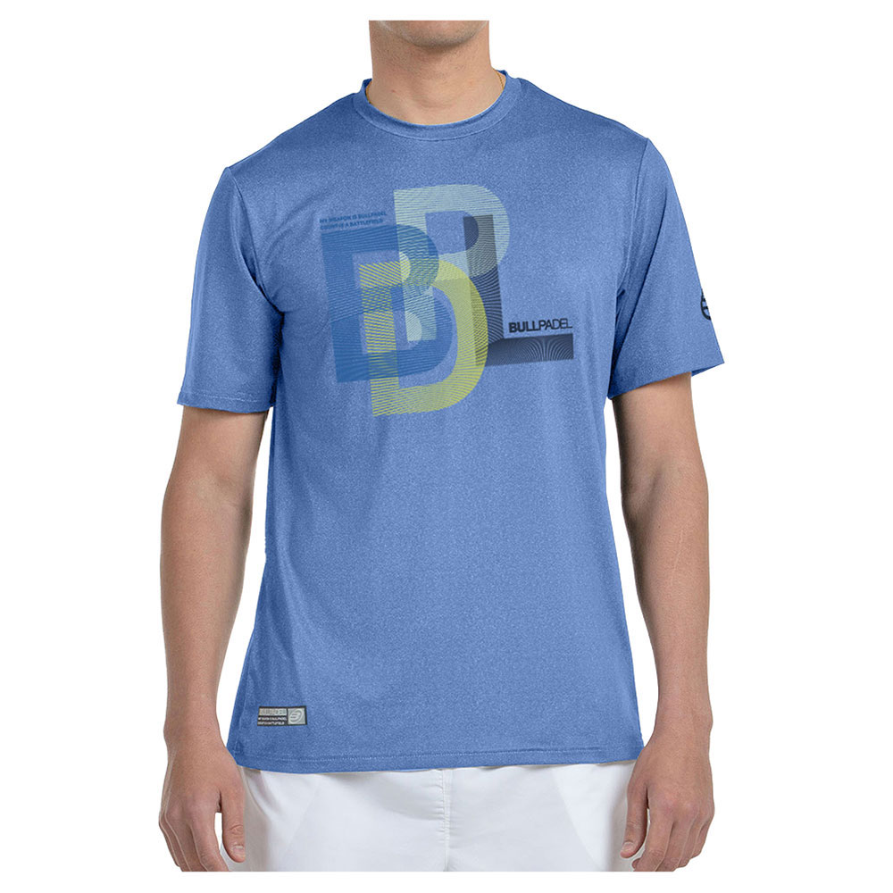 Bullpadel Bebas Short Sleeve T-shirt Blau M Mann Bullpadel Bebas Short Sleeve T-shirt Blau M Mann von Bullpadel