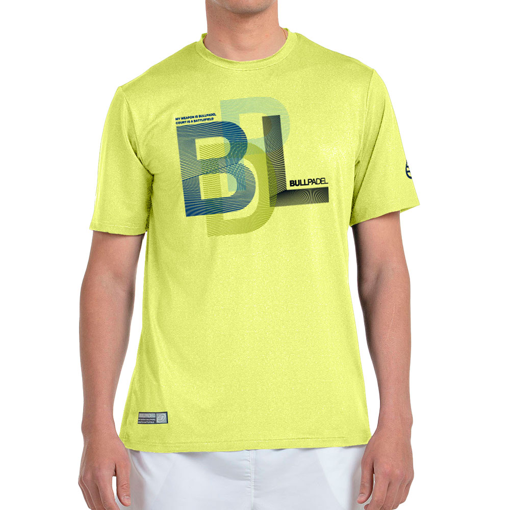 Bullpadel Bebas Short Sleeve T-shirt Gelb XL Mann Bullpadel Bebas Short Sleeve T-shirt Gelb XL Mann von Bullpadel