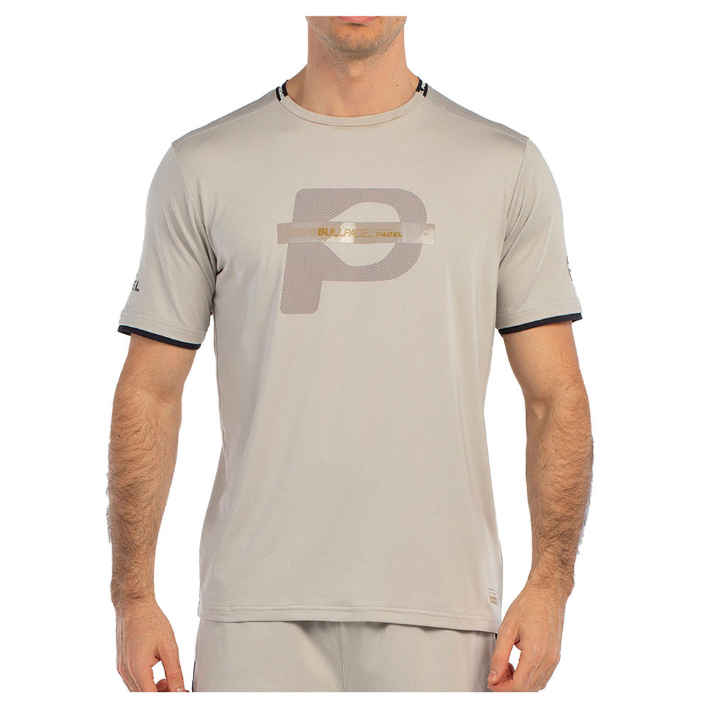 Bullpadel Bises Short Sleeve T-shirt Beige L Mann von Bullpadel