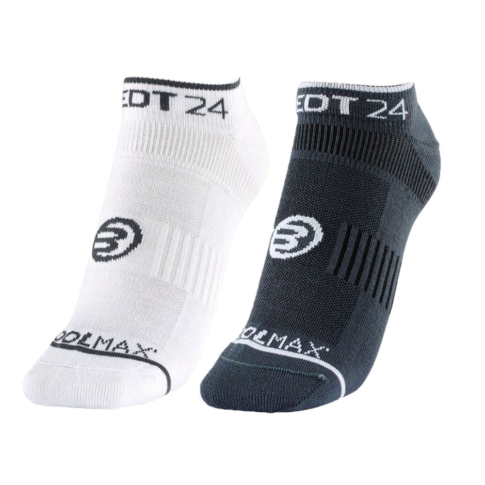 Bullpadel Bp24prw Short Socks 2 Pairs Mehrfarbig EU 39-42 Frau von Bullpadel