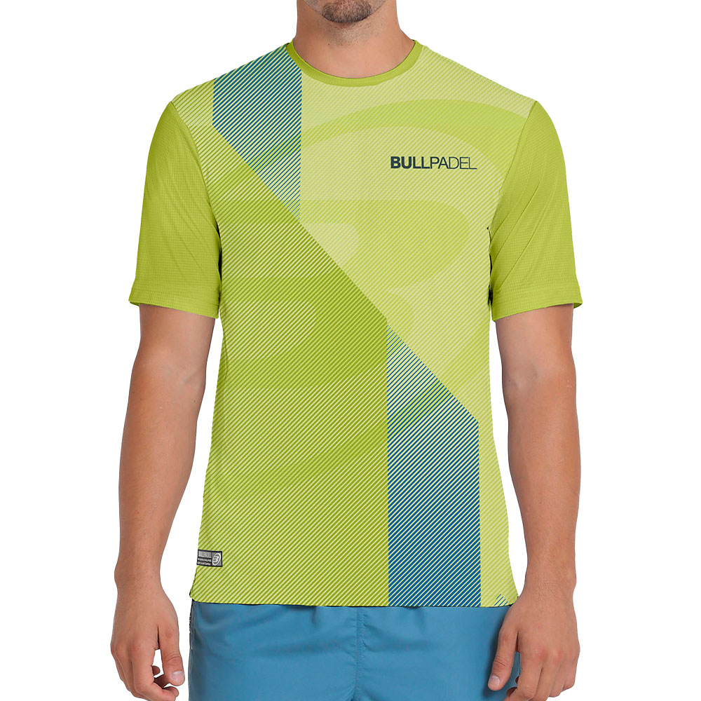 Bullpadel Brumo Short Sleeve T-shirt Grün L Mann von Bullpadel