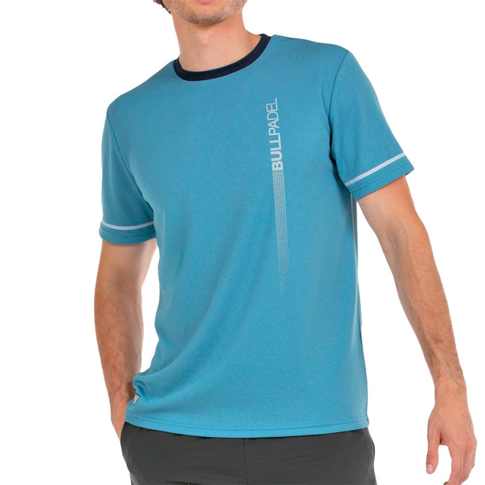 Bullpadel Camari Short Sleeve T-shirt Blau L Mann von Bullpadel